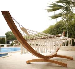 Gondol Hamak Ahşap Bahçe Mobilyası