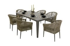 Mitra Table Set  Alüminyum Bahçe Mobilyası