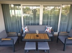 Alpecca 3-1-1 Set  Alüminyum Bahçe Mobilyası