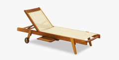 Şezlong Ahşap Bahçe Mobilyası