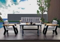 Moon Koltuk Takımı  Alüminyum Bahçe Mobilyası