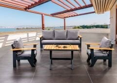 Sun Koltuk Takımı  Alüminyum Bahçe Mobilyası