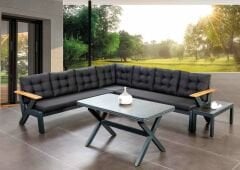 Sea Köşe Takımı  Alüminyum Bahçe Mobilyası