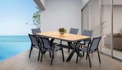 Kemer Table Set  Alüminyum Bahçe Mobilyası